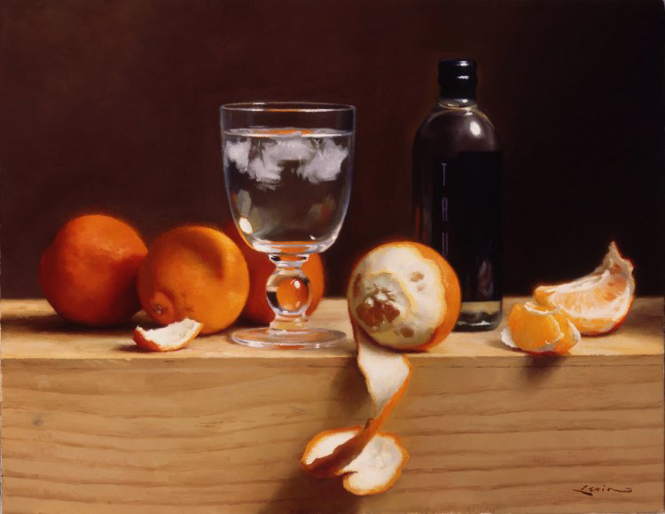 © Steven J. Levin, Tangerines and Water Goblet
